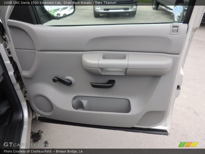 Silver Birch Metallic / Dark Titanium 2008 GMC Sierra 1500 Extended Cab