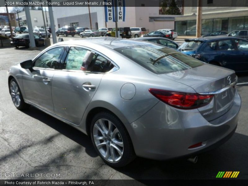 Liquid Siver Metallic / Black 2014 Mazda MAZDA6 Touring