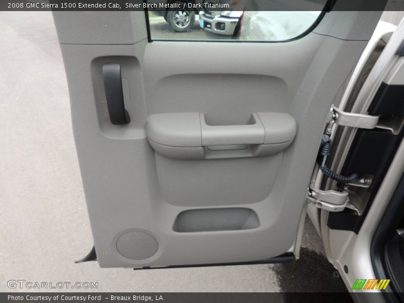 Silver Birch Metallic / Dark Titanium 2008 GMC Sierra 1500 Extended Cab