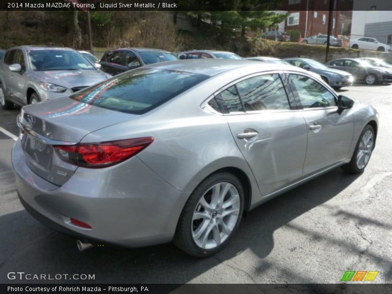 Liquid Siver Metallic / Black 2014 Mazda MAZDA6 Touring
