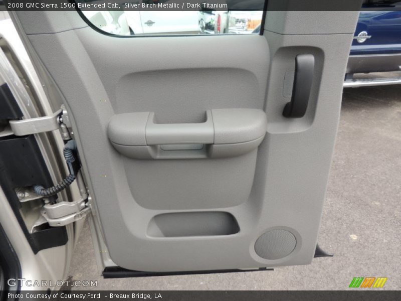 Silver Birch Metallic / Dark Titanium 2008 GMC Sierra 1500 Extended Cab