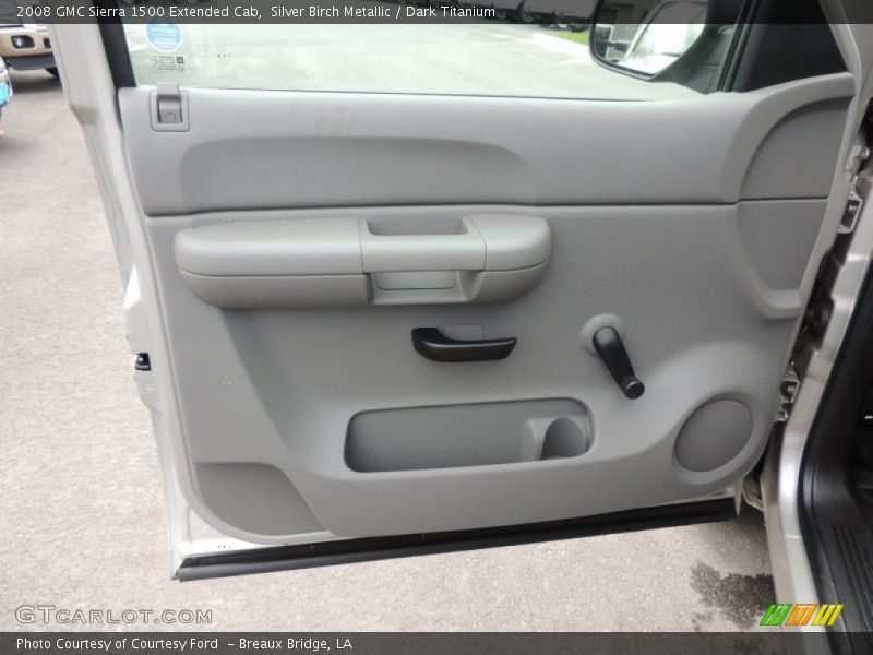 Silver Birch Metallic / Dark Titanium 2008 GMC Sierra 1500 Extended Cab