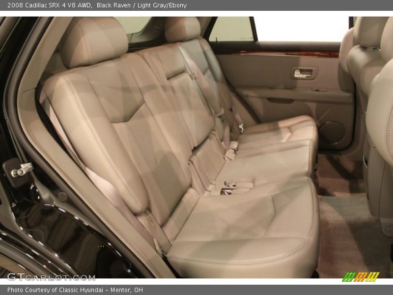 Rear Seat of 2008 SRX 4 V8 AWD