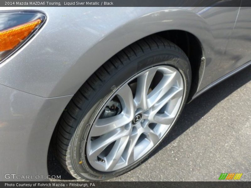Liquid Siver Metallic / Black 2014 Mazda MAZDA6 Touring