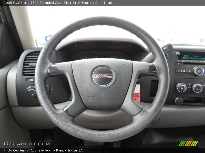 Silver Birch Metallic / Dark Titanium 2008 GMC Sierra 1500 Extended Cab