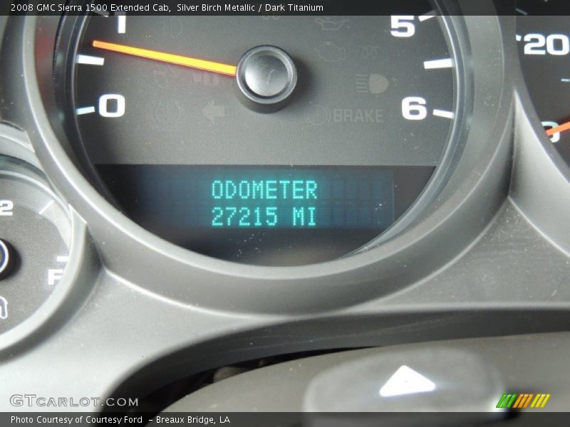 Silver Birch Metallic / Dark Titanium 2008 GMC Sierra 1500 Extended Cab