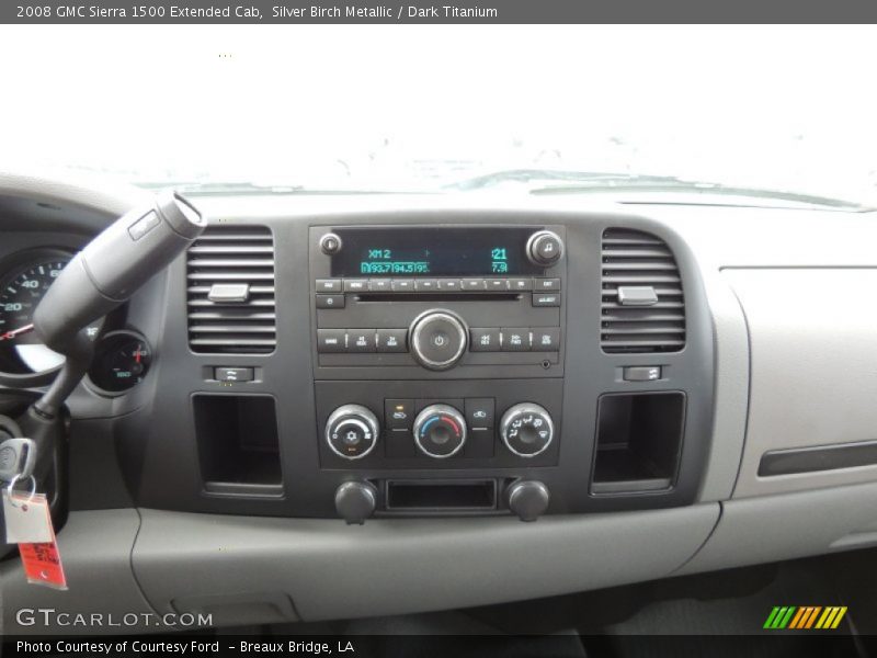 Silver Birch Metallic / Dark Titanium 2008 GMC Sierra 1500 Extended Cab
