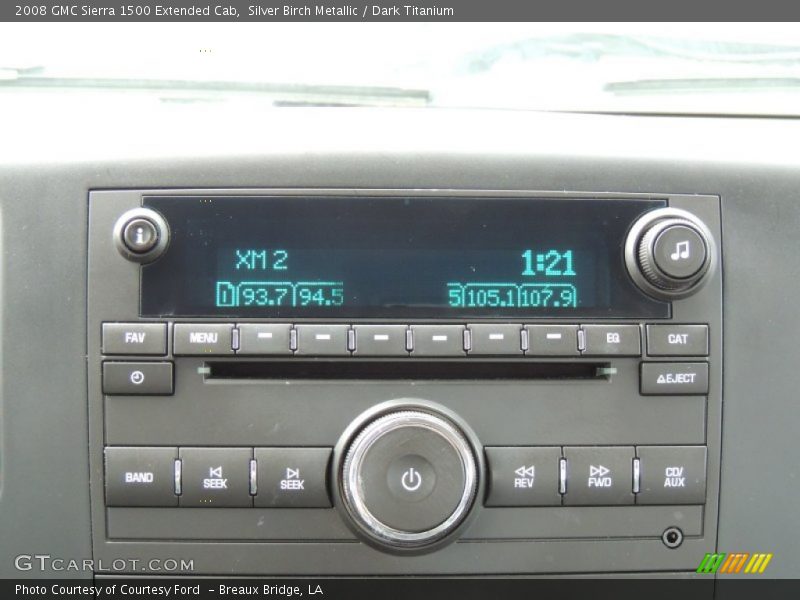 Silver Birch Metallic / Dark Titanium 2008 GMC Sierra 1500 Extended Cab
