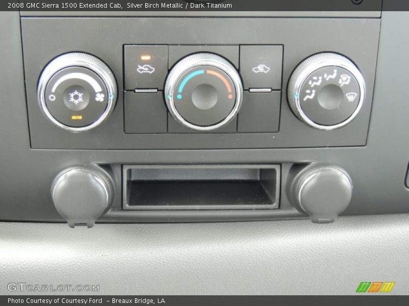 Silver Birch Metallic / Dark Titanium 2008 GMC Sierra 1500 Extended Cab