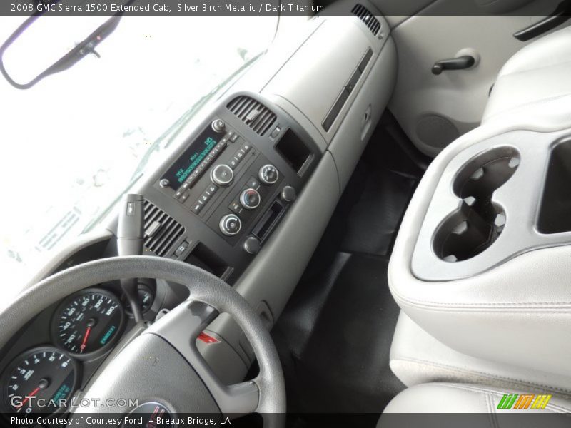 Silver Birch Metallic / Dark Titanium 2008 GMC Sierra 1500 Extended Cab