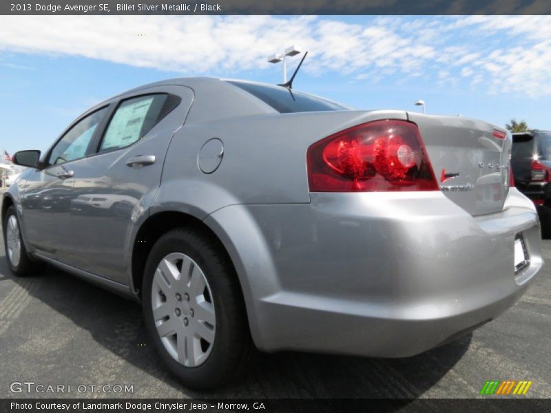 Billet Silver Metallic / Black 2013 Dodge Avenger SE