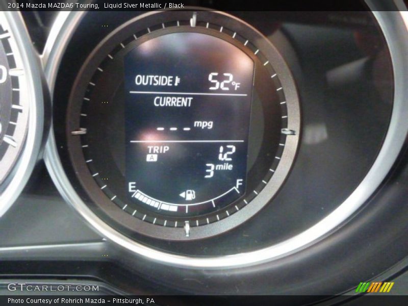 Liquid Siver Metallic / Black 2014 Mazda MAZDA6 Touring