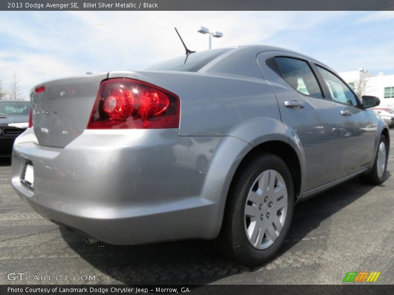 Billet Silver Metallic / Black 2013 Dodge Avenger SE