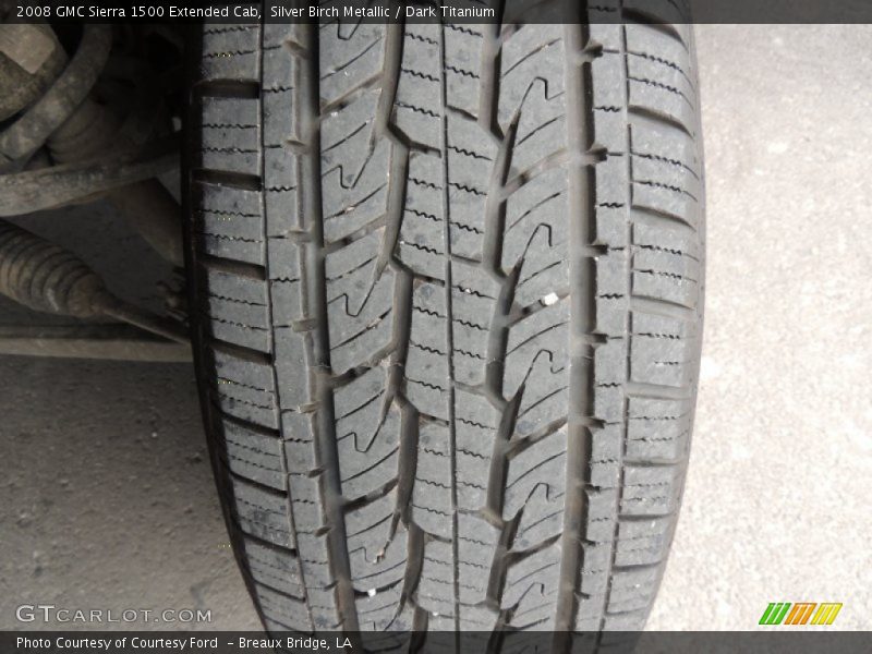 Silver Birch Metallic / Dark Titanium 2008 GMC Sierra 1500 Extended Cab