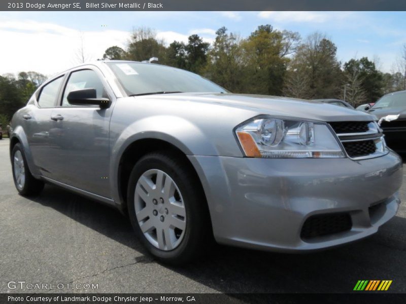 Billet Silver Metallic / Black 2013 Dodge Avenger SE