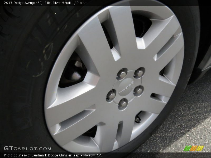 Billet Silver Metallic / Black 2013 Dodge Avenger SE