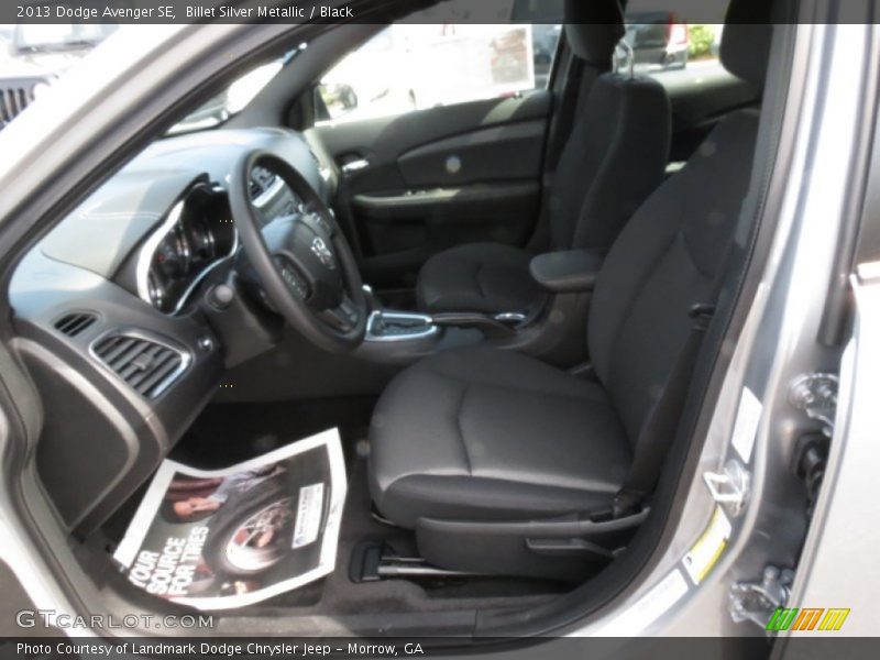 Billet Silver Metallic / Black 2013 Dodge Avenger SE
