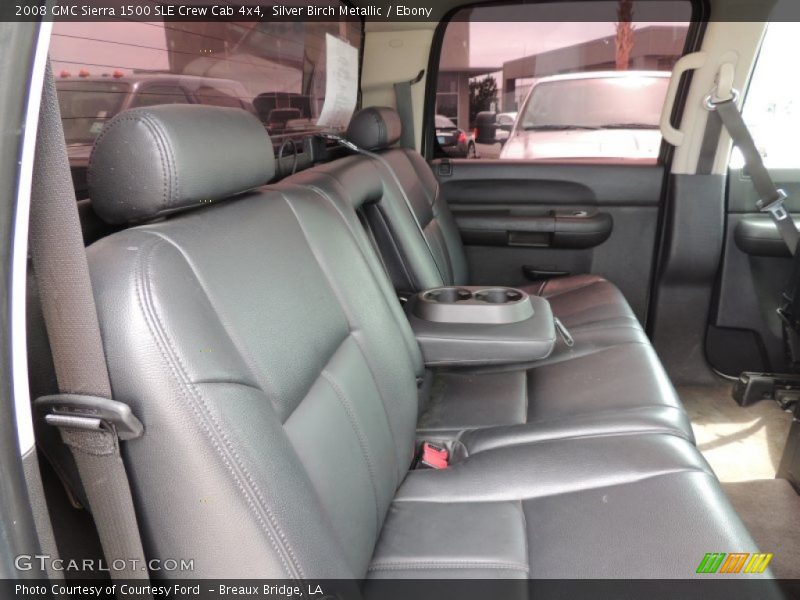 Silver Birch Metallic / Ebony 2008 GMC Sierra 1500 SLE Crew Cab 4x4