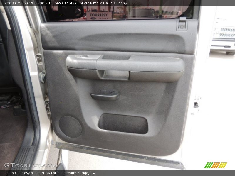 Silver Birch Metallic / Ebony 2008 GMC Sierra 1500 SLE Crew Cab 4x4