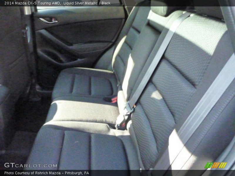 Liquid Silver Metallic / Black 2014 Mazda CX-5 Touring AWD
