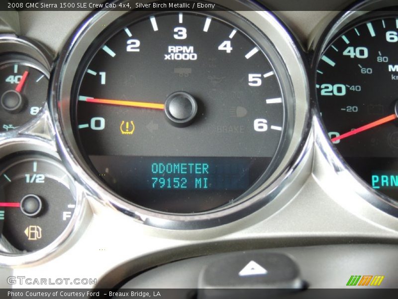 Silver Birch Metallic / Ebony 2008 GMC Sierra 1500 SLE Crew Cab 4x4