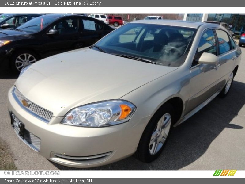 Gold Mist Metallic / Ebony 2012 Chevrolet Impala LT