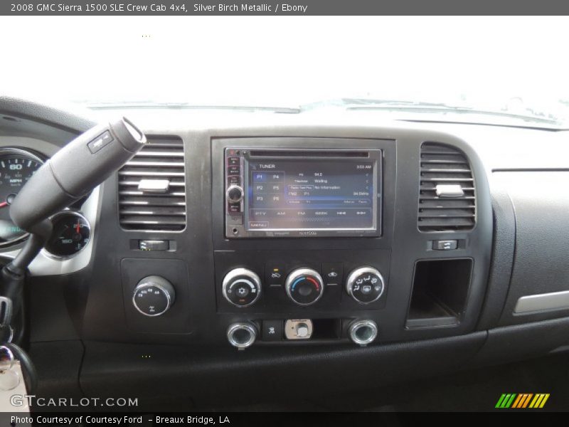 Silver Birch Metallic / Ebony 2008 GMC Sierra 1500 SLE Crew Cab 4x4
