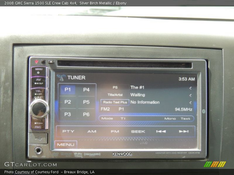 Silver Birch Metallic / Ebony 2008 GMC Sierra 1500 SLE Crew Cab 4x4