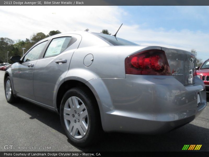 Billet Silver Metallic / Black 2013 Dodge Avenger SE