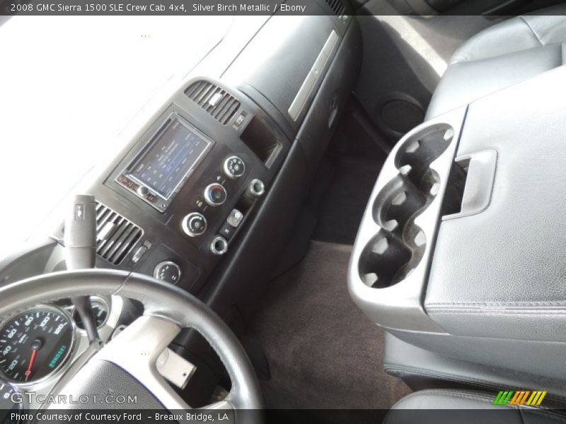 Silver Birch Metallic / Ebony 2008 GMC Sierra 1500 SLE Crew Cab 4x4