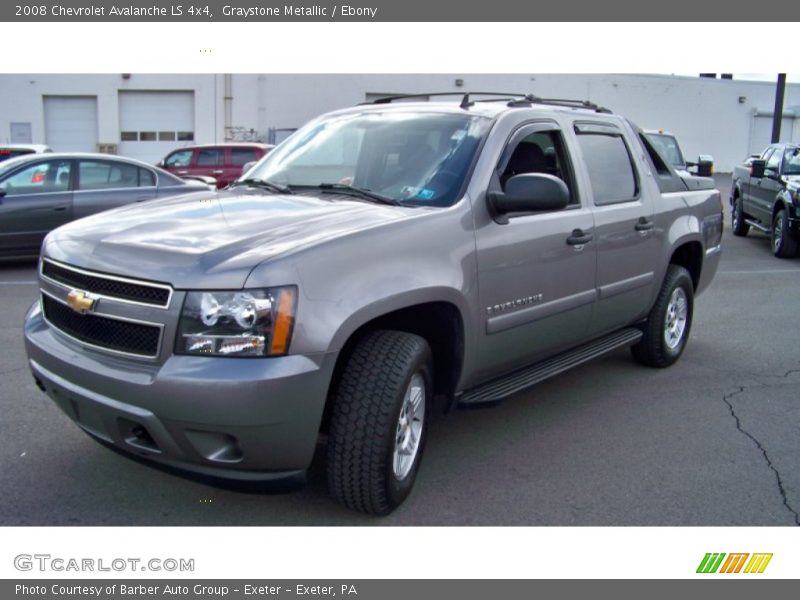 Graystone Metallic / Ebony 2008 Chevrolet Avalanche LS 4x4