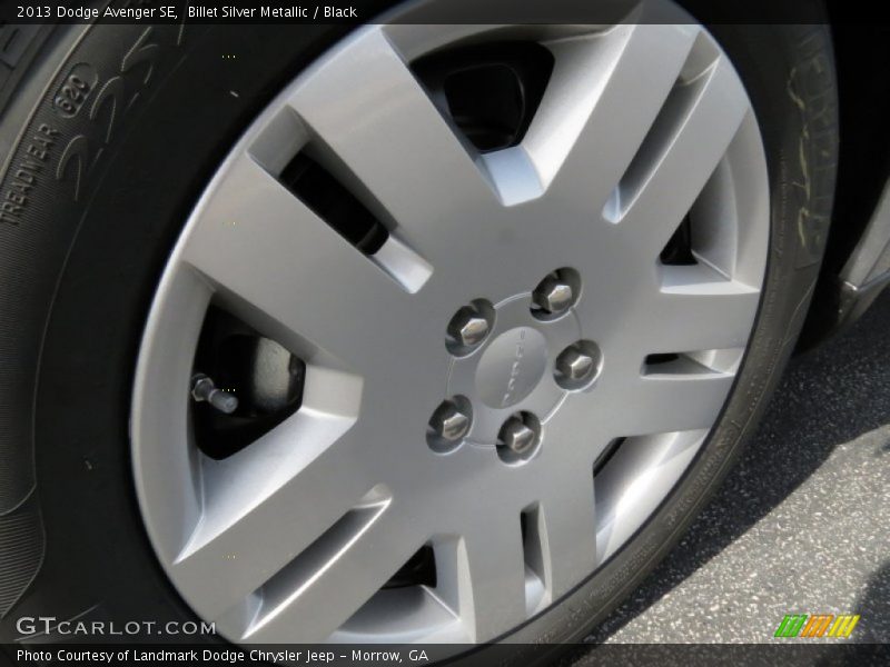 Billet Silver Metallic / Black 2013 Dodge Avenger SE