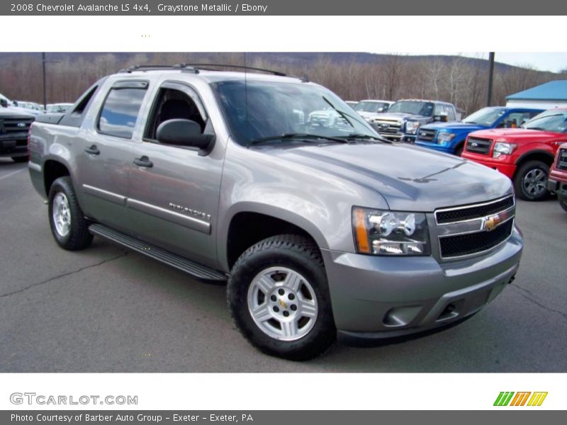 Graystone Metallic / Ebony 2008 Chevrolet Avalanche LS 4x4