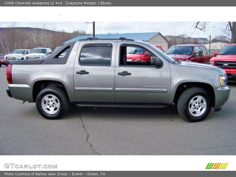 Graystone Metallic / Ebony 2008 Chevrolet Avalanche LS 4x4