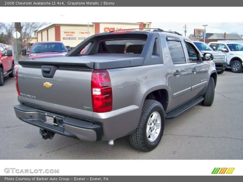 Graystone Metallic / Ebony 2008 Chevrolet Avalanche LS 4x4