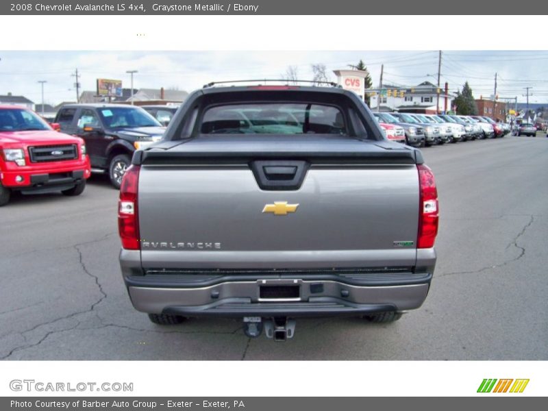 Graystone Metallic / Ebony 2008 Chevrolet Avalanche LS 4x4