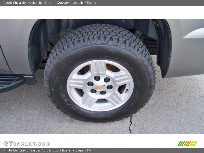 Graystone Metallic / Ebony 2008 Chevrolet Avalanche LS 4x4