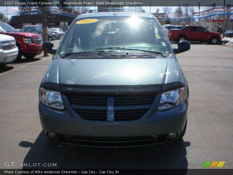 Magnesium Pearl / Dark Khaki/Light Graystone 2007 Dodge Grand Caravan SXT