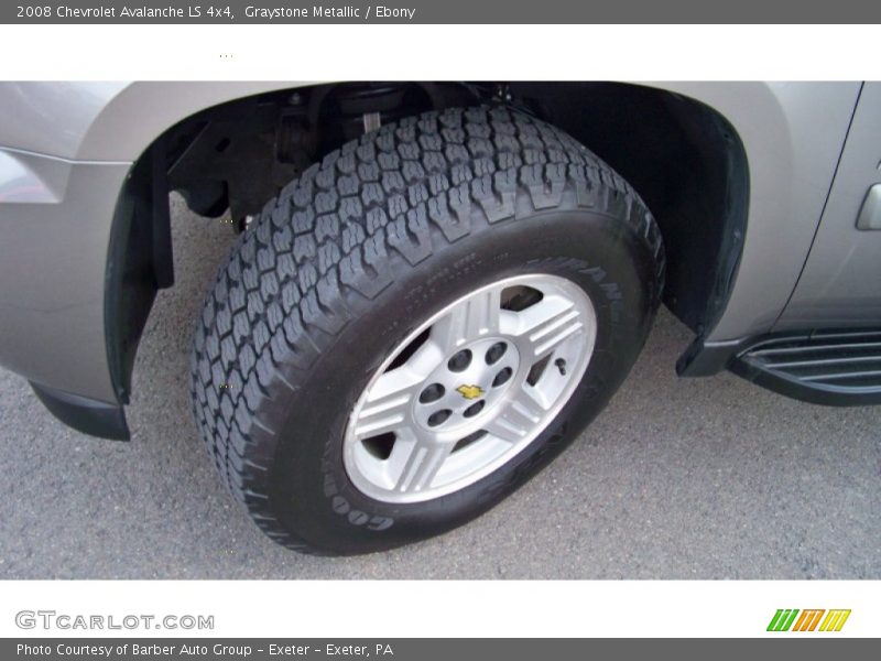 Graystone Metallic / Ebony 2008 Chevrolet Avalanche LS 4x4
