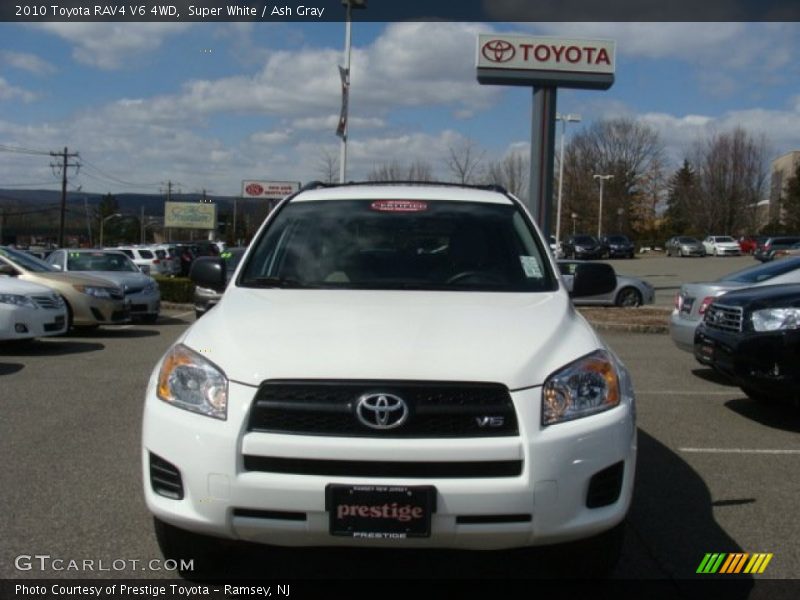 Super White / Ash Gray 2010 Toyota RAV4 V6 4WD