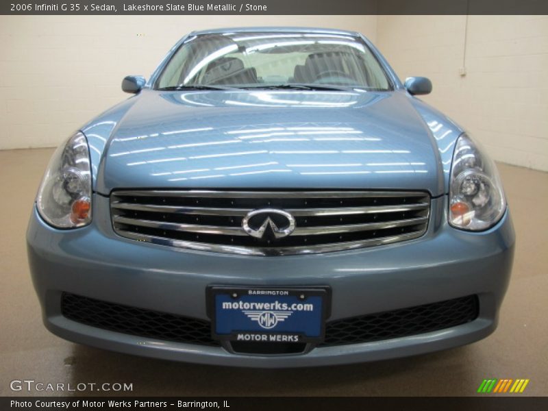 Lakeshore Slate Blue Metallic / Stone 2006 Infiniti G 35 x Sedan