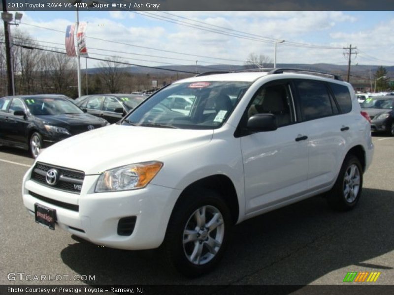 Super White / Ash Gray 2010 Toyota RAV4 V6 4WD
