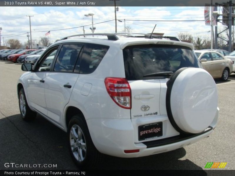 Super White / Ash Gray 2010 Toyota RAV4 V6 4WD