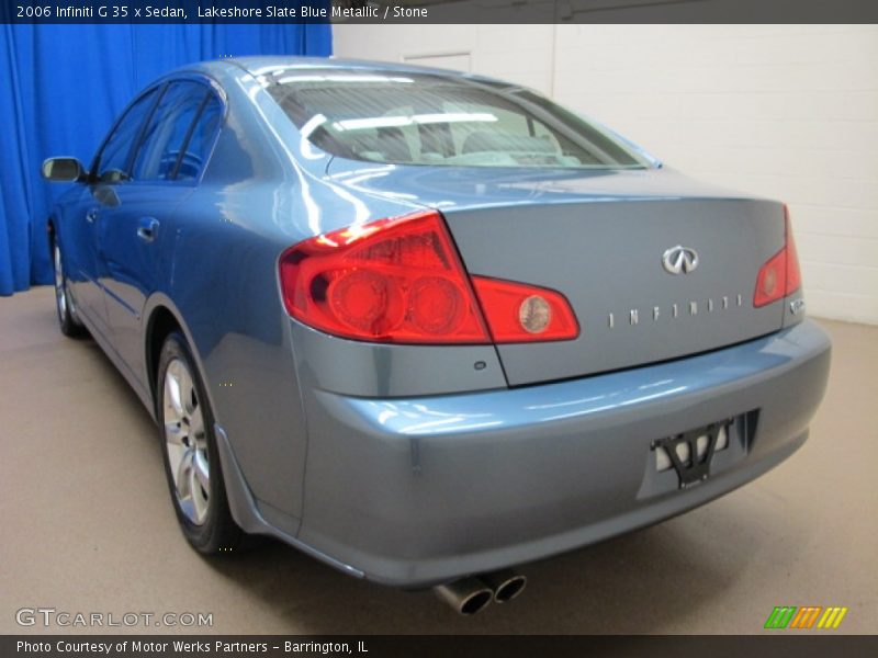 Lakeshore Slate Blue Metallic / Stone 2006 Infiniti G 35 x Sedan
