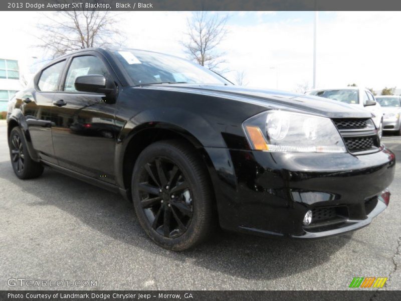 Black / Black 2013 Dodge Avenger SXT Blacktop