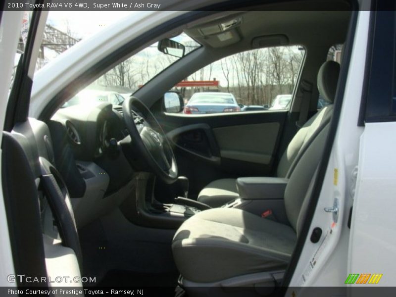 Super White / Ash Gray 2010 Toyota RAV4 V6 4WD