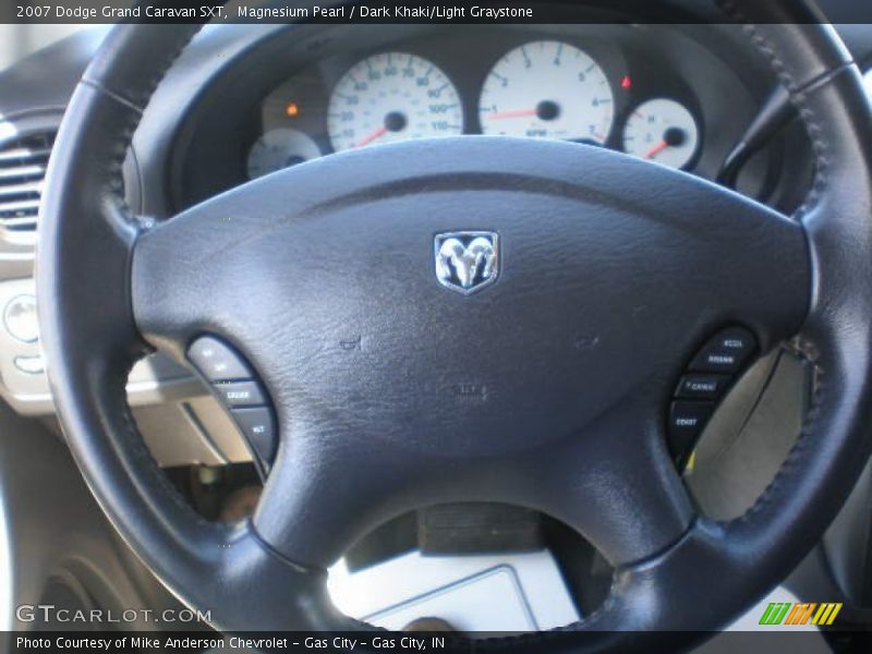 Magnesium Pearl / Dark Khaki/Light Graystone 2007 Dodge Grand Caravan SXT