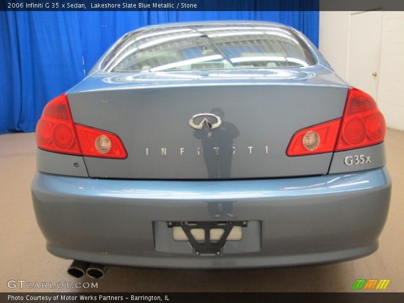 Lakeshore Slate Blue Metallic / Stone 2006 Infiniti G 35 x Sedan
