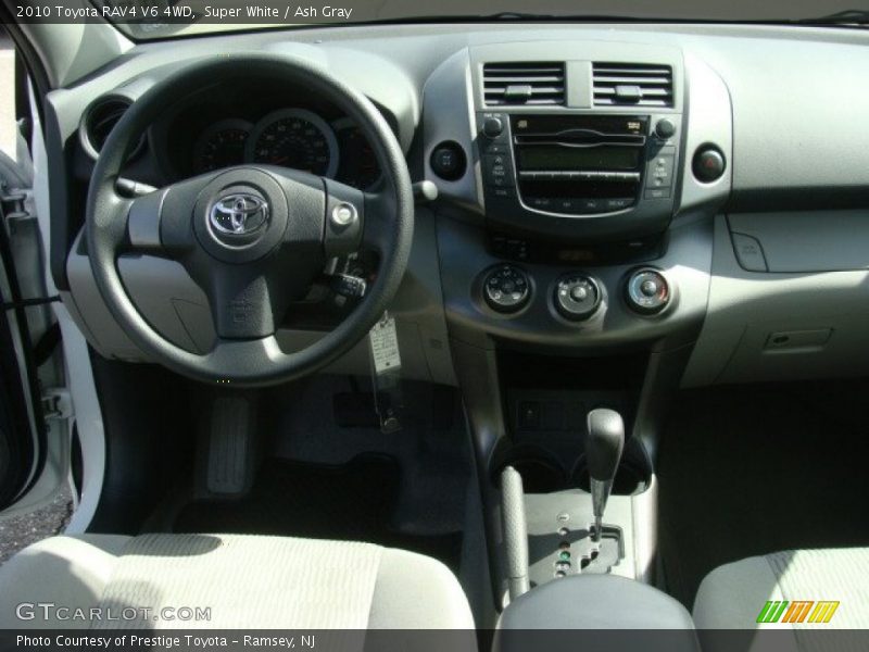 Super White / Ash Gray 2010 Toyota RAV4 V6 4WD