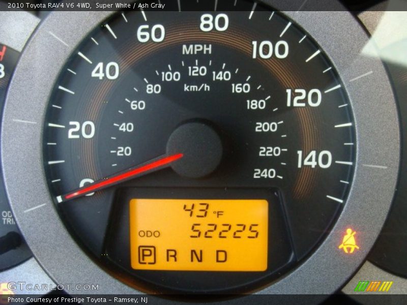 Super White / Ash Gray 2010 Toyota RAV4 V6 4WD